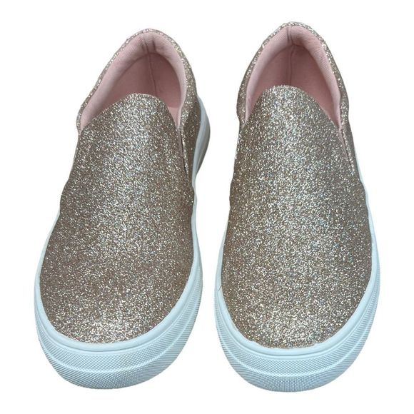 Matisse "Gemma" Pink Glitter Slip-on Shoes Size 7.5M - Picture 1 of 8